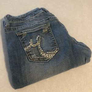 Maurice’s brand boot cut jeans SHORT